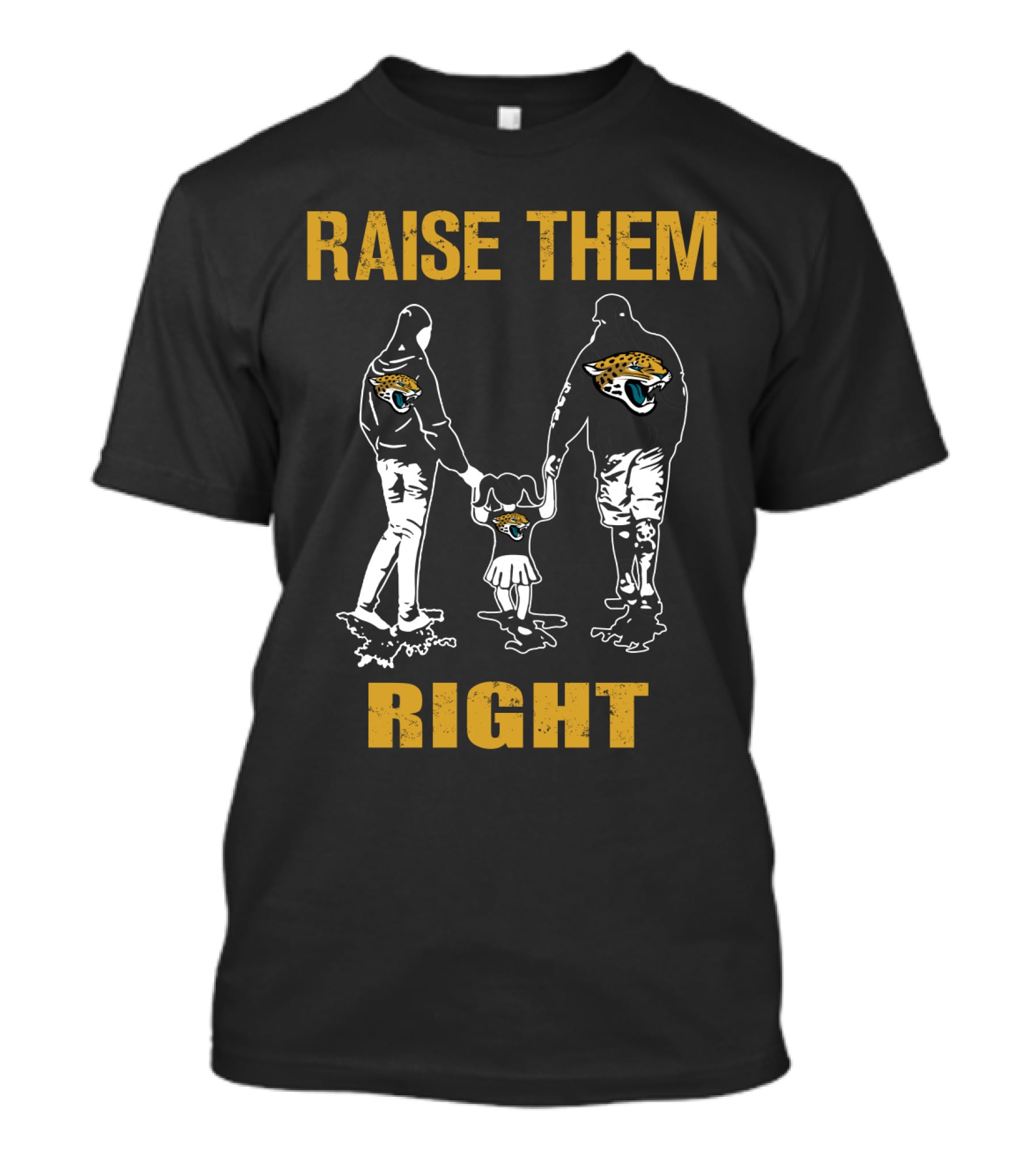 Raise Them Right Jacksonville Jaguars T-Shirt