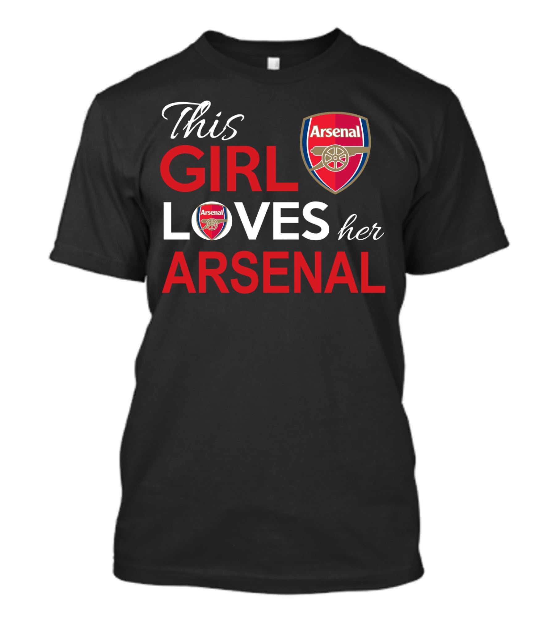 This Girl Loves Her Arsenal Arsenal T-Shirt