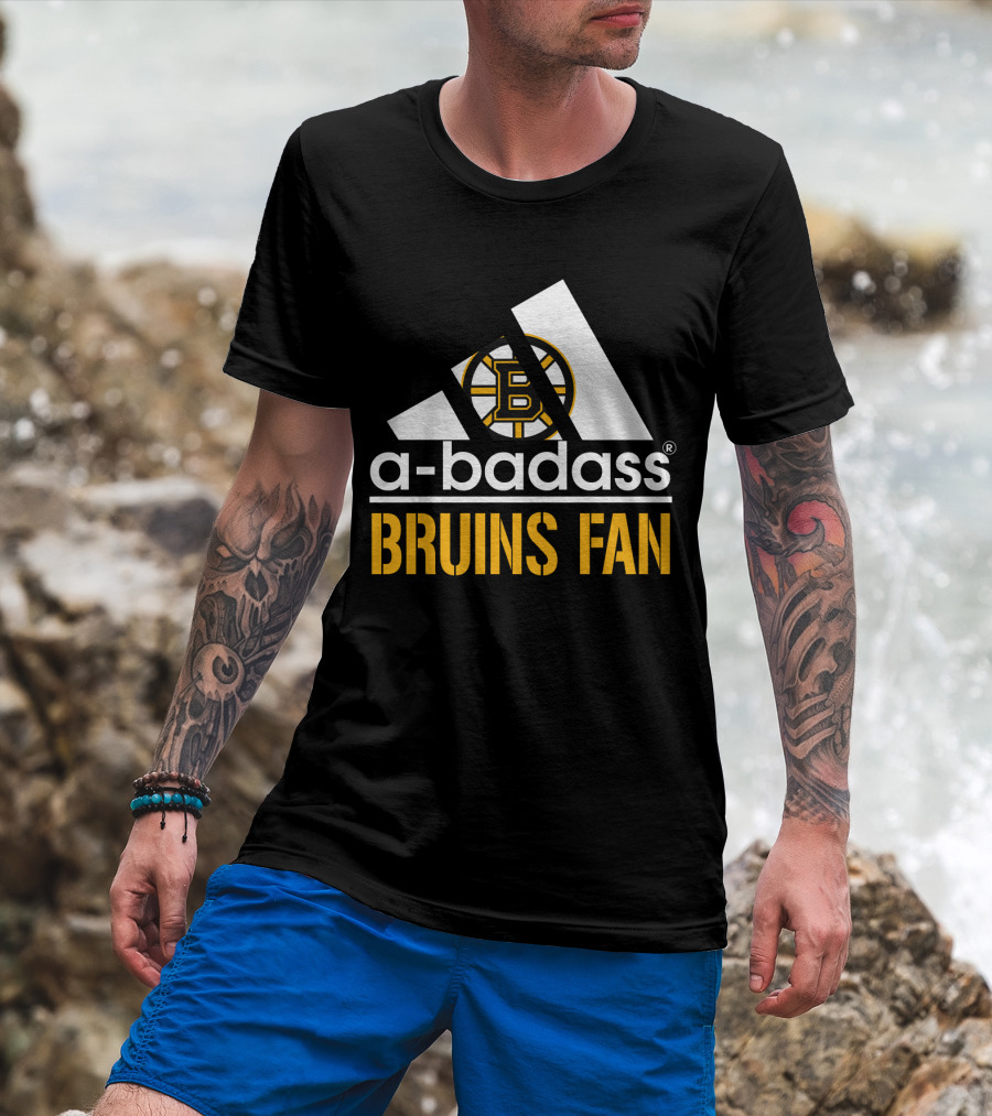 A-Badass Bruins Fan Boston Bruins T-Shirt