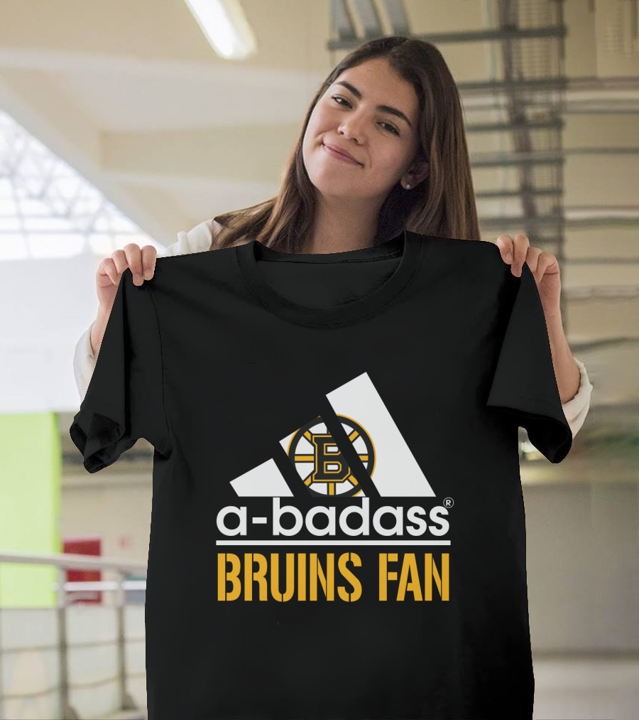 A-Badass Bruins Fan Boston Bruins T-Shirt