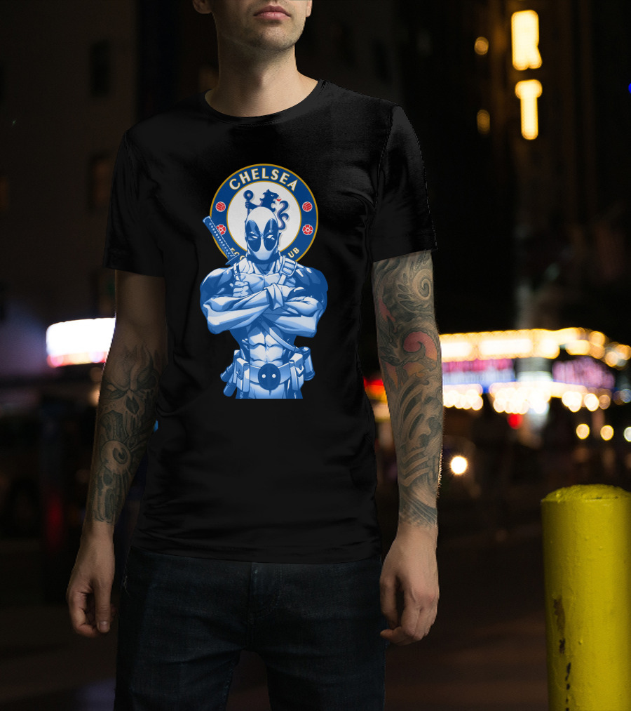 Chelsea Football Club Superhero Crossover T-Shirt