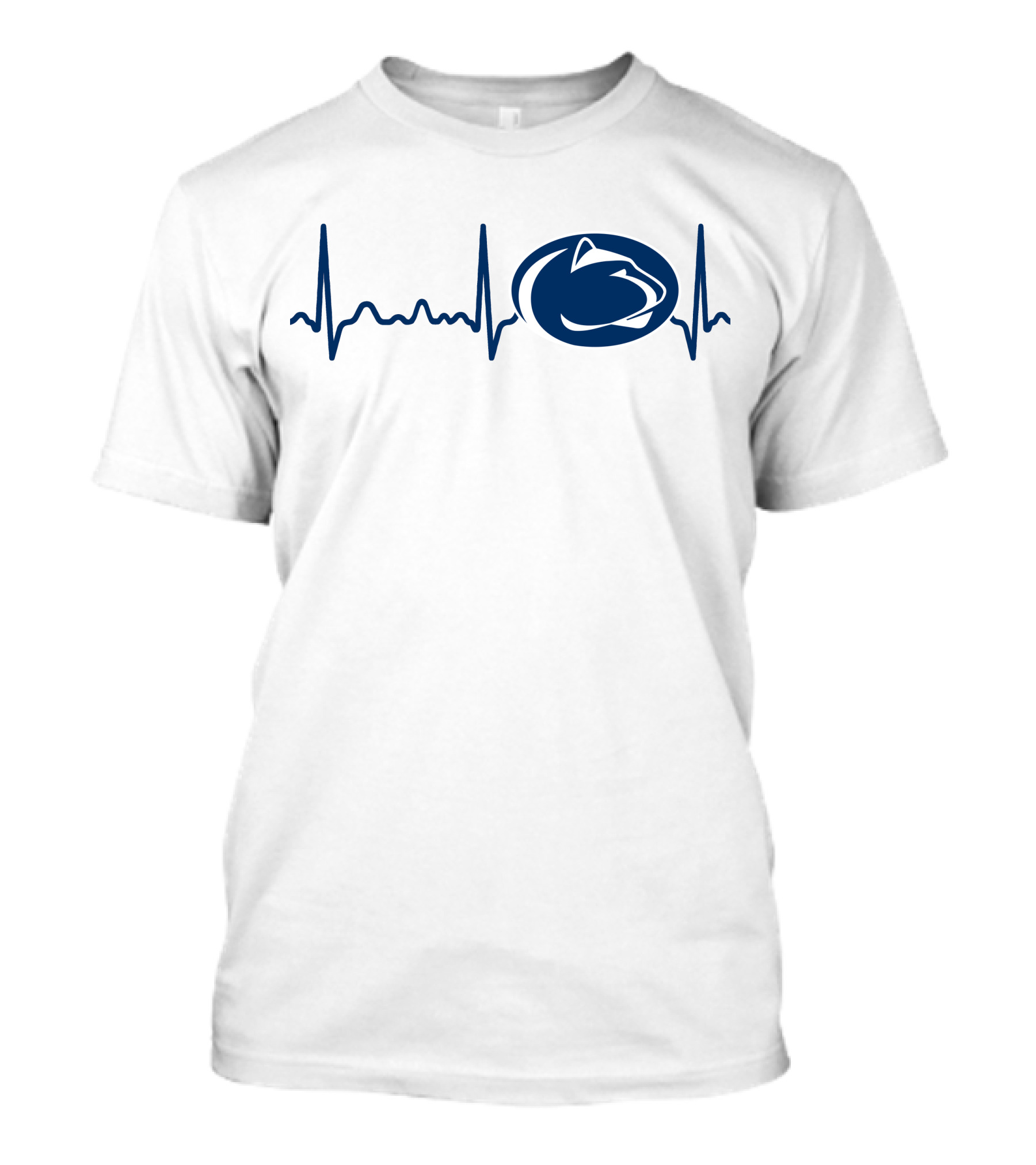 Penn State Heartbeat EKG Nittany Lions T-Shirt