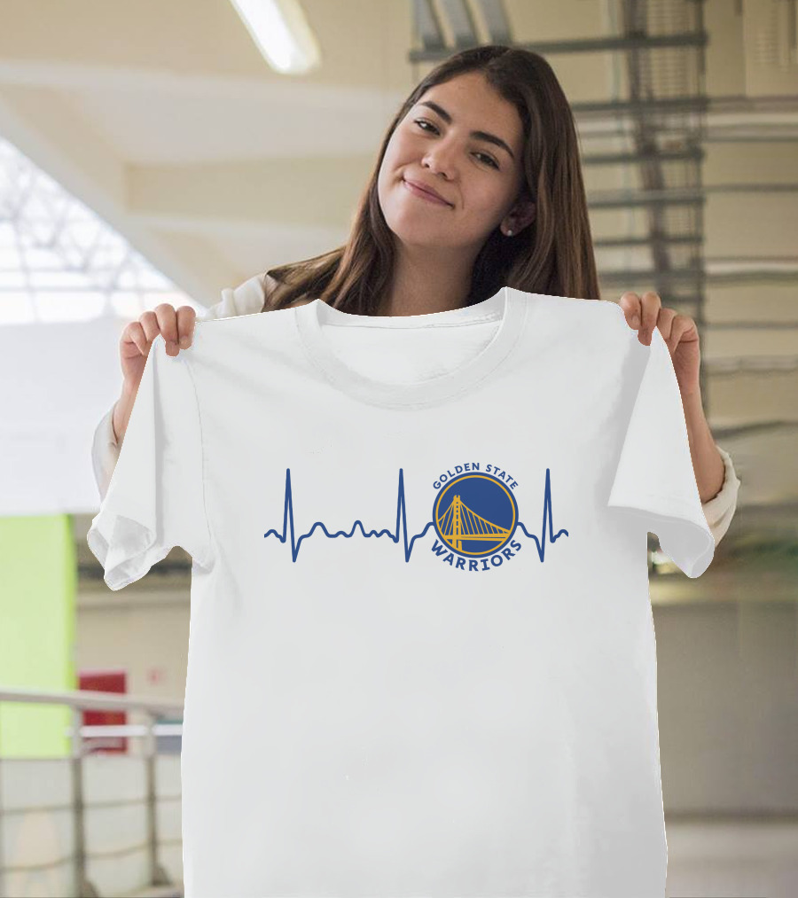 Golden State Warriors Heartbeat T-Shirt