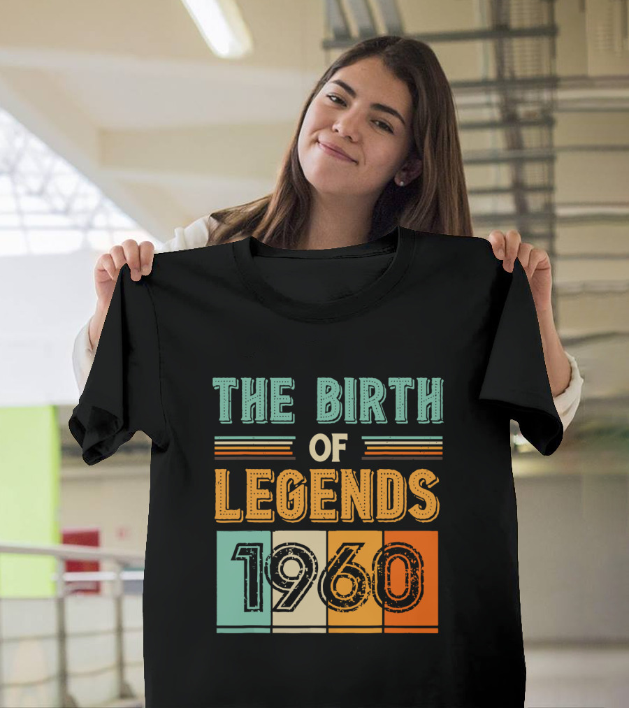 The Birth of Legends 1960 Retro Color Blocks T-Shirt