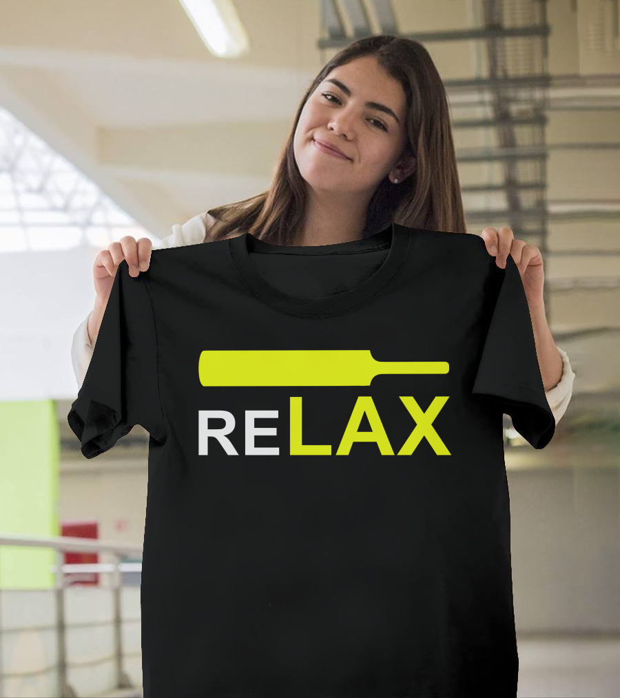 ReLAX Cricket Bat Sports T-Shirt