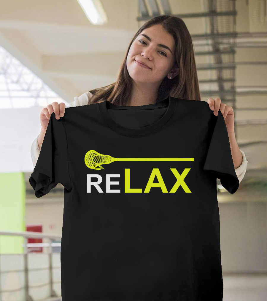 RE LAX Sports Lacrosse Sticks T-Shirt