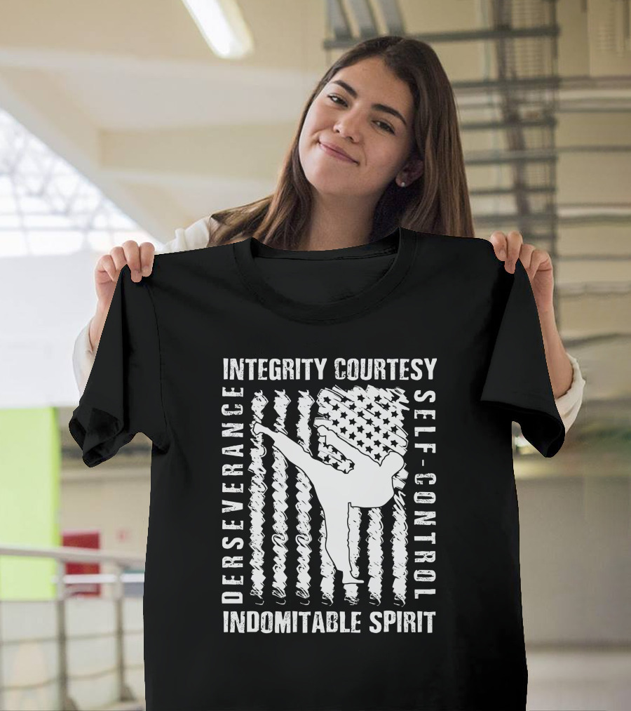 INTEGRITY COURTESY SELF-CONTROL PERSEVERANCE INDOMITABLE SPIRIT T-Shirt